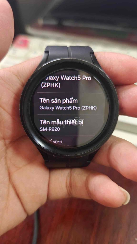Samsung Galaxy Watch5 Pro Đen 45mm GPS. Mua bán Thiết bị đeo thông minh tại Quận Hải Châu Đà Nẵng được đăng bởi Quốc Hưng hình 1