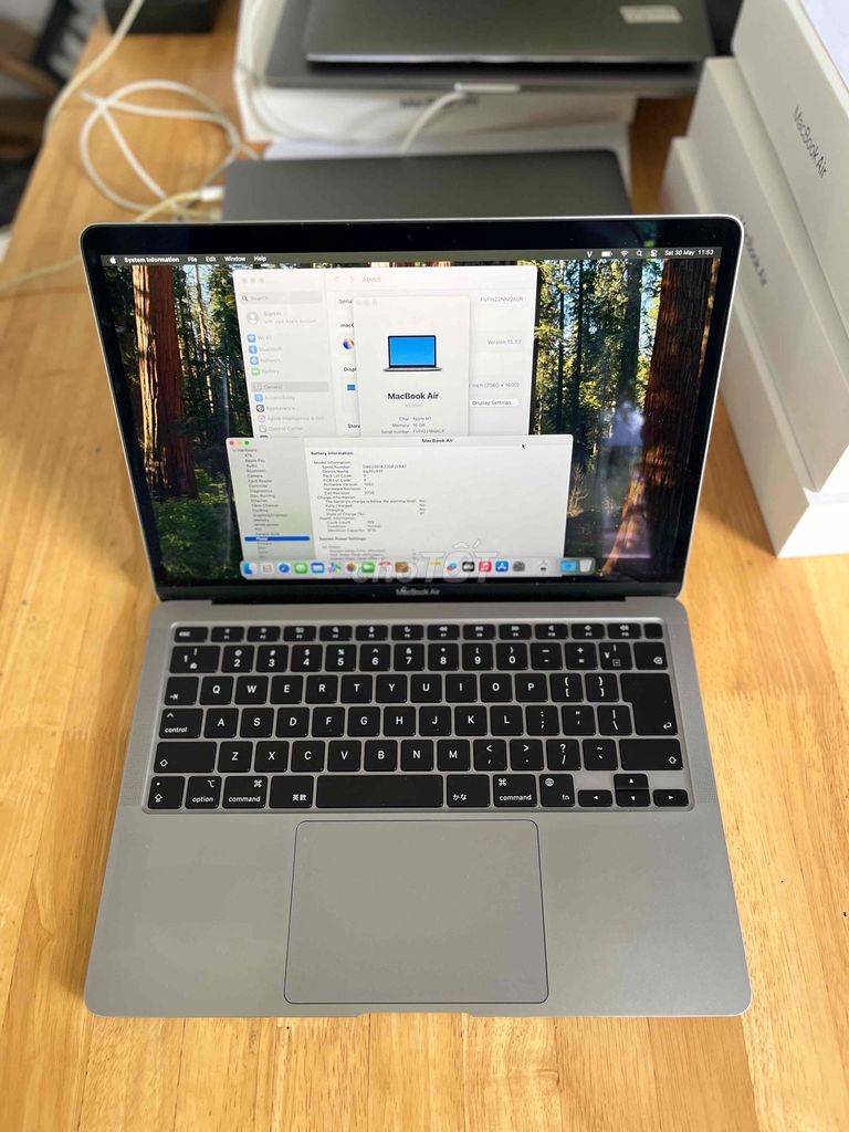 MacBook Air M1 Ram 16GB Ssd 256GB. Mua bán Laptop tại Quận Sơn Trà Đà Nẵng được đăng bởi BƠ BƯ Macbook Cũ hình 1