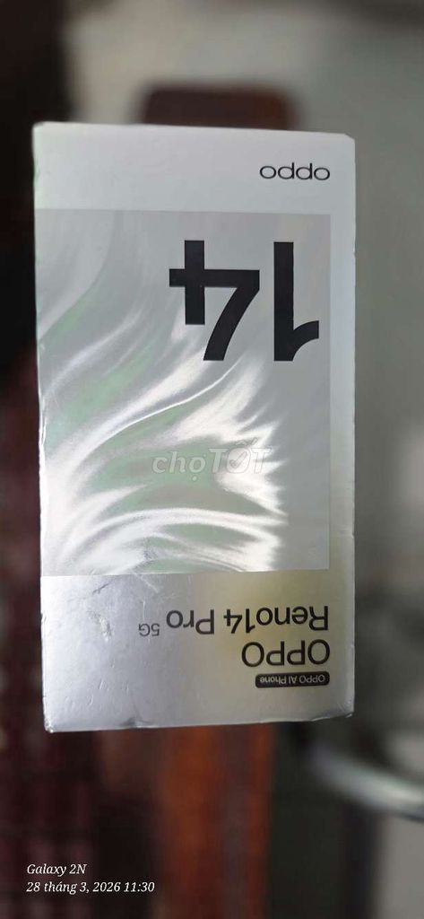 OPPO Reno14 Pro Trắng 99% TGDD. Mua bán Điện thoại tại Thành phố Thủ Đức Tp Hồ Chí Minh được đăng bởi Nguyễn Minh Nhật hình 1