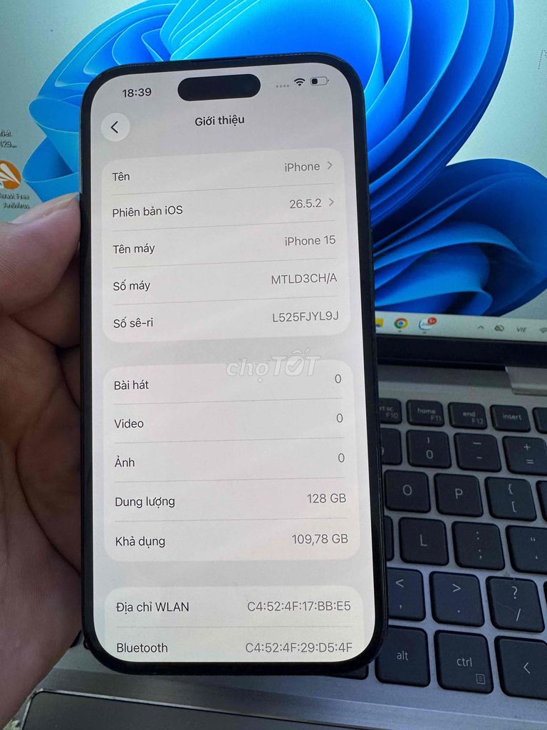 Apple iPhone 15 128GB Đen. Mua bán Điện thoại tại Quận 6 Tp Hồ Chí Minh được đăng bởi QUỐC THIÊN BÁN GÓP 0 ĐỒNG  hình 1