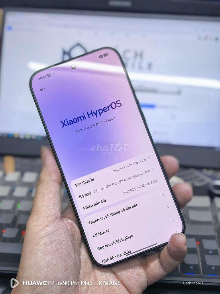 Xiaomi 17 Ultra by Leica 512GB Đen up QT. Mua bán Điện thoại tại Quận Ninh Kiều Cần Thơ được đăng bởi Bách Mobile hình 1