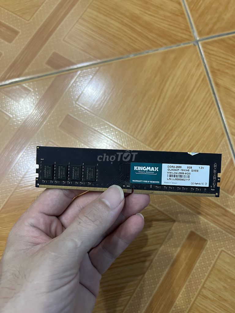 RAM Kingmax DDR4-2666 8GB. Mua bán Linh kiện (RAM, Card...) tại Huyện Ứng Hòa Hà Nội được đăng bởi Anh Hoa hình 1