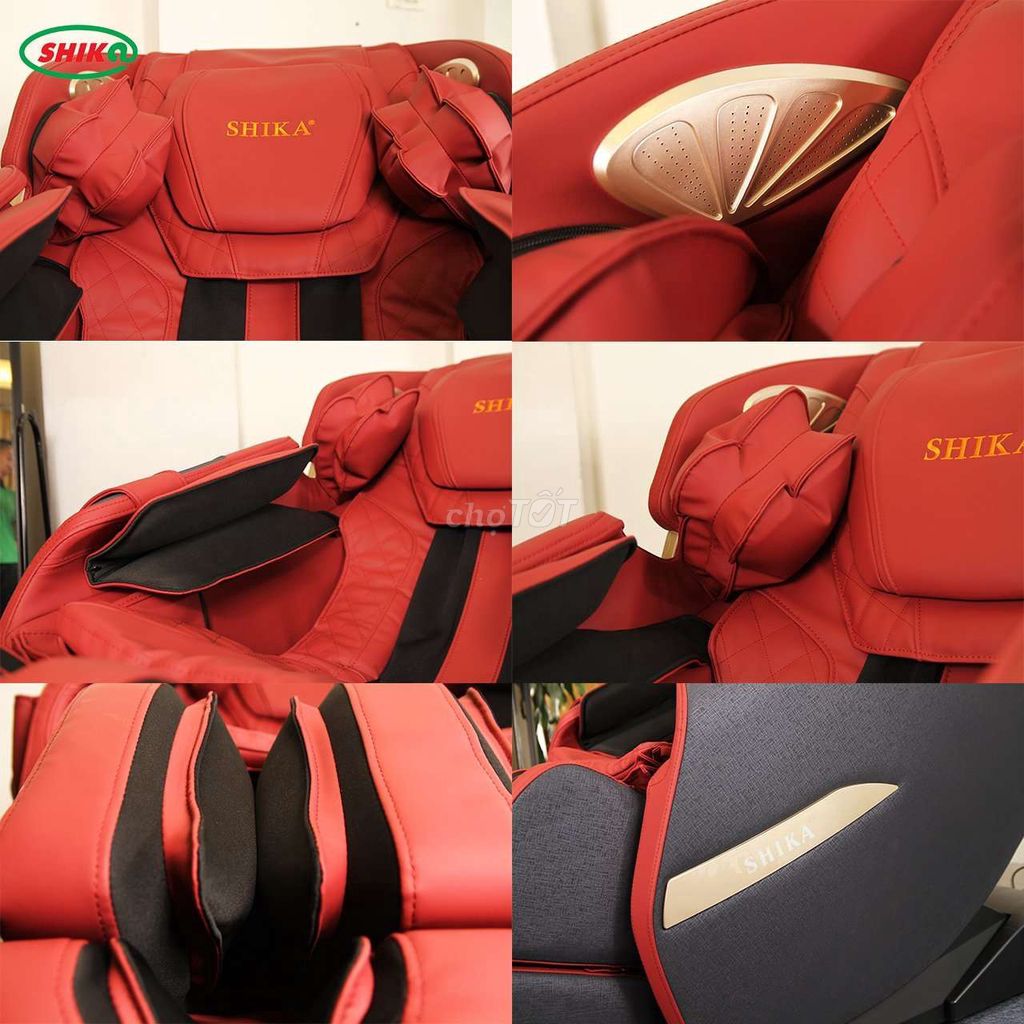 Ghế massage Shika SK 202 Đỏ Kéo giãn 4D. Mua bán Bàn ghế tại Quận 6 Tp Hồ Chí Minh được đăng bởi Lê Hằng  hình 1