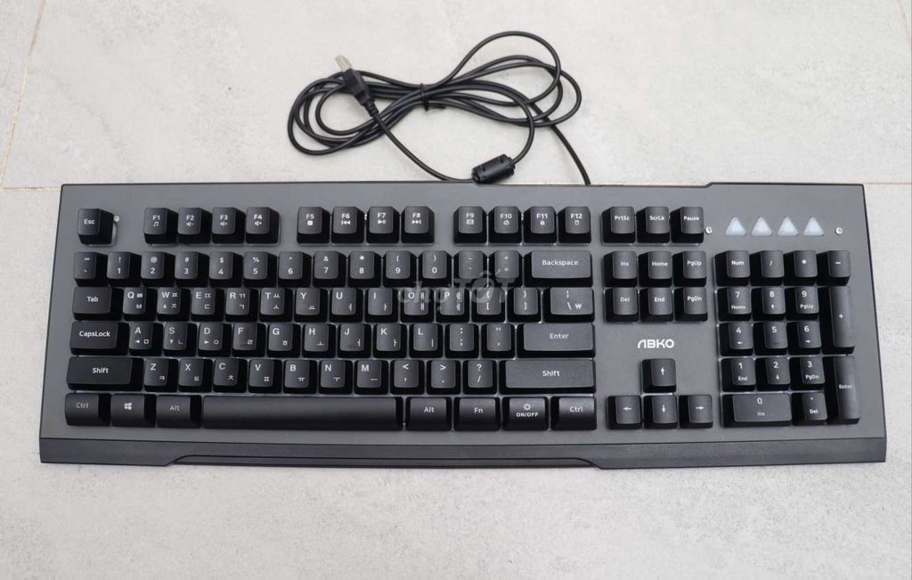 Bàn phím gaming ABKO Hacker KM700 nội địa Hàn Quốc