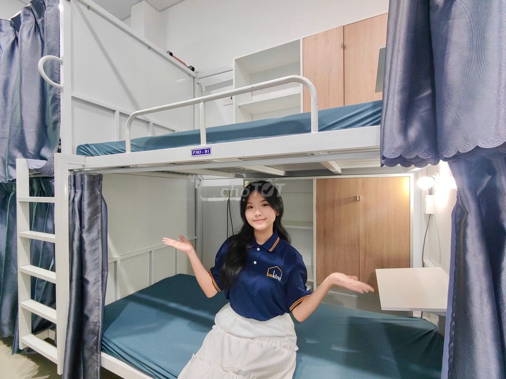 KTX NỮ ngay UTE, HUB chỉ 900m, giờ giấc tự do – FREE 100% tiện ích