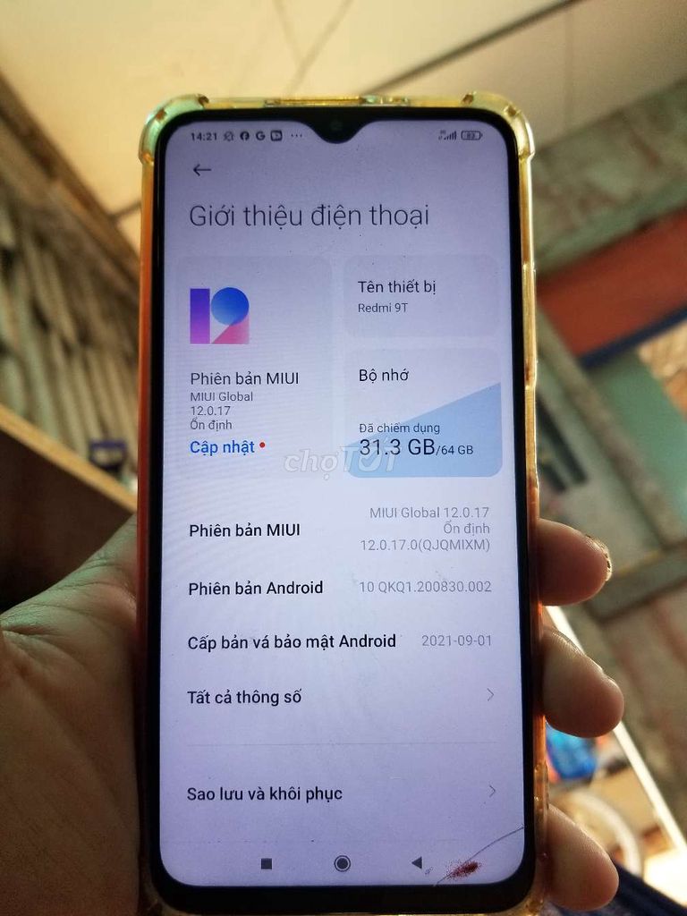 Xiaomi Redmi 9T 64GB Đen. Mua bán Điện thoại tại Huyện Cam Lâm Khánh Hòa được đăng bởi Dong Nguyen hình 1
