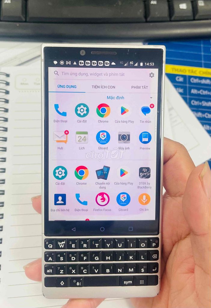 BlackBerry Key2 Bạc 2 sim. Mua bán Điện thoại tại Quận 10 Tp Hồ Chí Minh được đăng bởi sonha hình 1