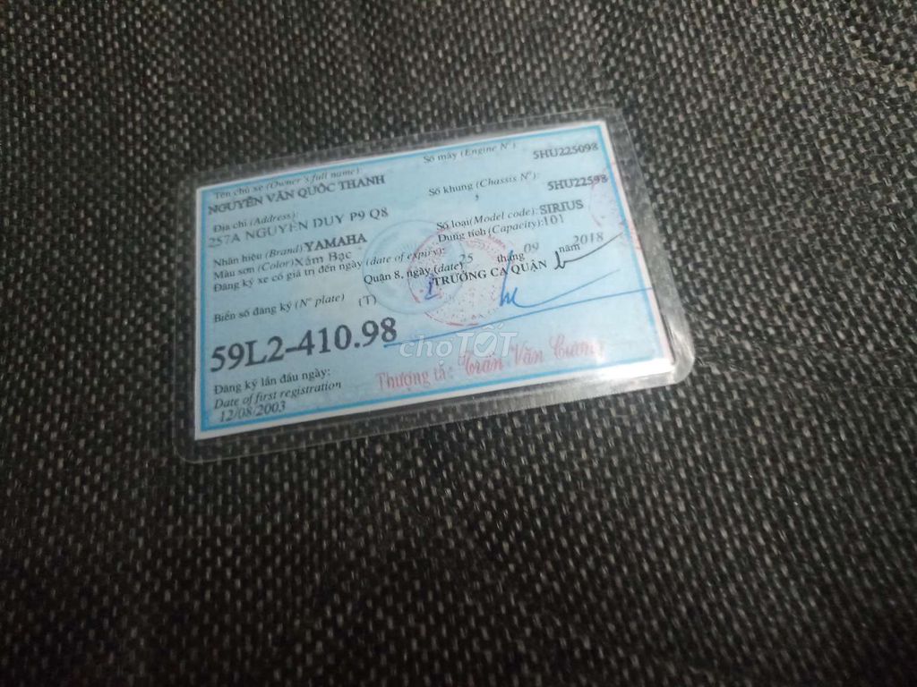 Yamaha Sirius cổ kiểng cà phê còn tin là còn xe. Mua bán Xe máy tại Quận 10 Tp Hồ Chí Minh được đăng bởi văn phúc  hình 6