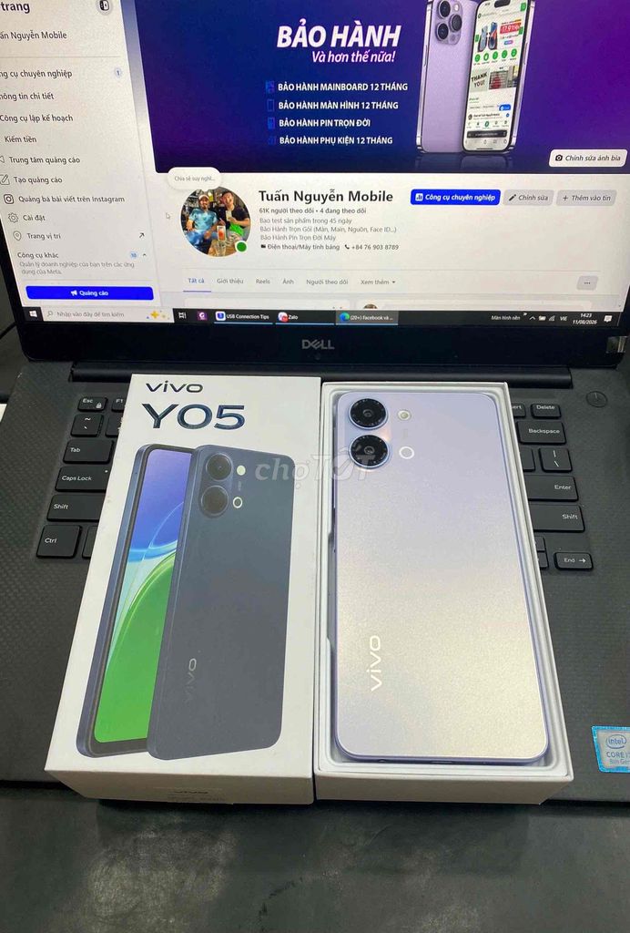 Vivo Y05 4GB/128GB Xanh. Mua bán Điện thoại tại Quận 3 Tp Hồ Chí Minh được đăng bởi Tuấn Nguyễn hình 1
