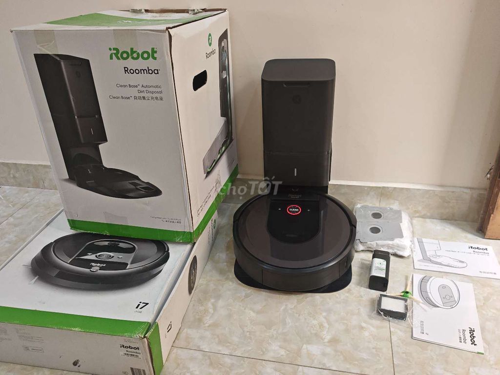 Robot hút bụi iRobot Roomba i7+ Đen. Mua bán Nội thất, đồ gia dụng khác tại Huyện An Dương Hải Phòng được đăng bởi chien hình 1