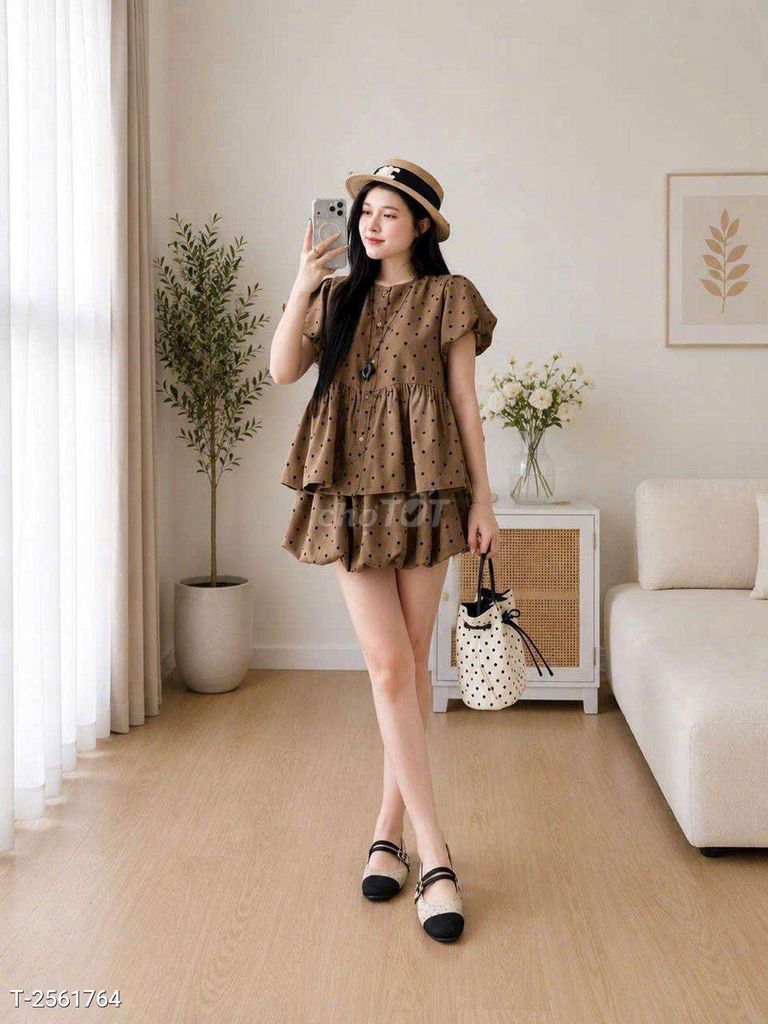 Đồ bộ nữ Babydoll vải mango. Mua bán Quần áo tại Thành phố Thuận An Bình Dương được đăng bởi Nhã Phương hình 1