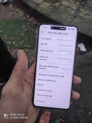 Xiaomi Redmi Note 15 5G 8GB 256GB Đen