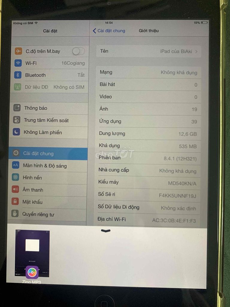 Cần thanh lý gấp Ipad Mini1 đã jailbreak. Mua bán Máy tính bảng tại Quận Phú Nhuận Tp Hồ Chí Minh được đăng bởi Anh bi hình 1