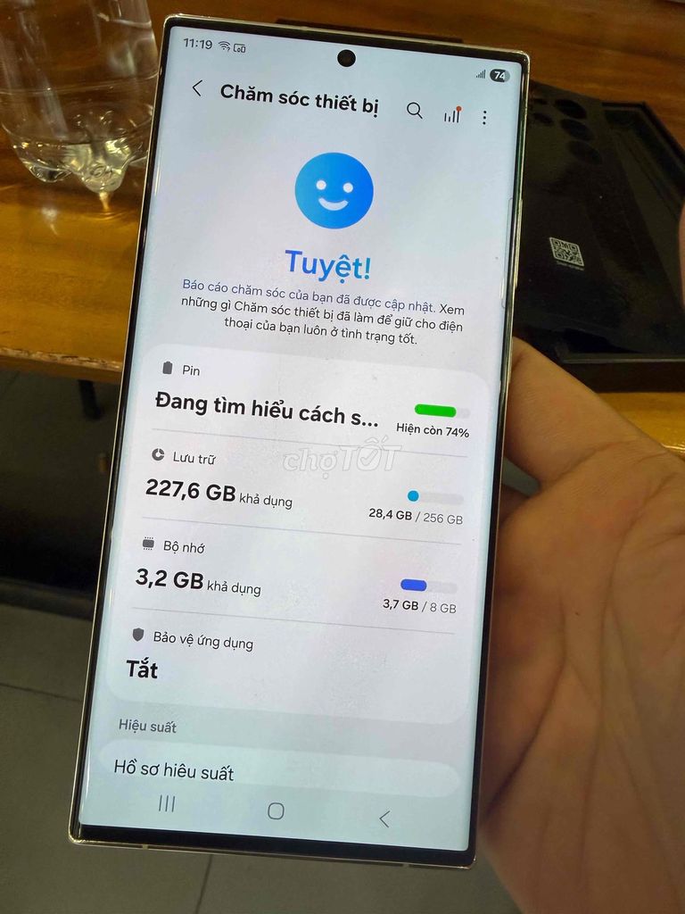 Samsung Galaxy S23 Ultra 256GB Trắng. Mua bán Điện thoại tại Quận Phú Nhuận Tp Hồ Chí Minh được đăng bởi Thanh nam hình 1