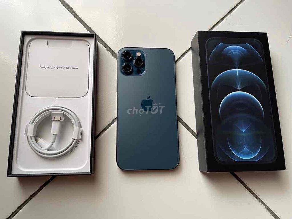 iphone 12 ProMax 128 xanh vợ xài đủ giấy tờ BH 7th