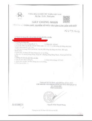 Chính chủ bán căn góc biệt thự 5 tầng mặt tiền đường Đông Hưng Thuận 9. Mua bán nhà ở tại Quận 12 Tp Hồ Chí Minh được đăng bởi Chính chủ