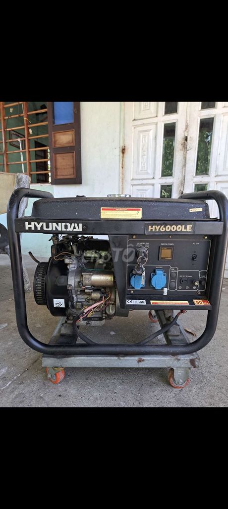 Máy phát điện Hyundai HY6000LE Đen. Mua bán Đồ chuyên dụng, Giống nuôi trồng tại Thị xã Điện Bàn Quảng Nam được đăng bởi trương quang thái hình 1