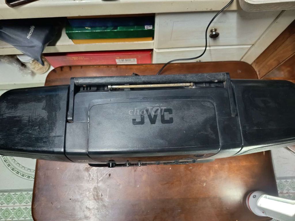 Đài cassette JVC PC-W222 Đen. Mua bán Tivi, Âm thanh tại Quận 7 Tp Hồ Chí Minh được đăng bởi Lân Nguyễn hình 1