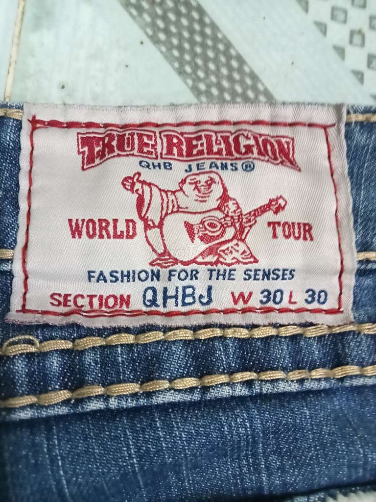 Quần jean nữ True Religion xanh denim co giãn. Mua bán Quần áo tại Quận 5 Tp Hồ Chí Minh được đăng bởi Ngọc Đồ Si Tuyển  hình 1