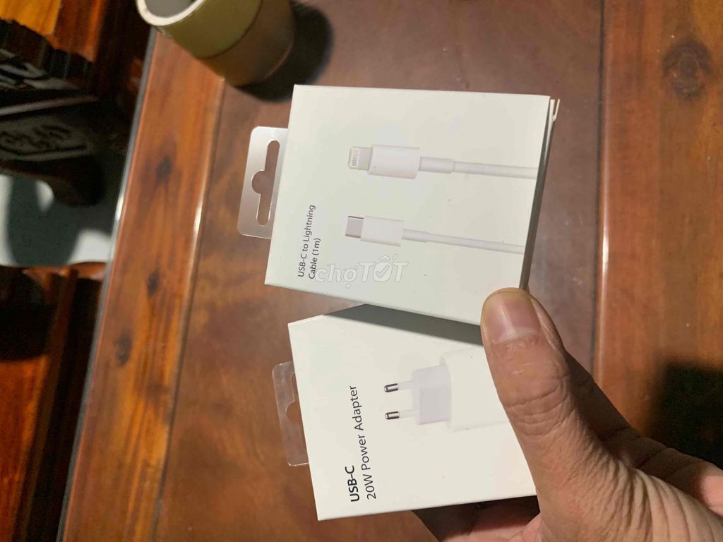 Bộ sạc nhanh iPhone 20W Trắng 1m. Mua bán Phụ kiện (Màn hình, Chuột...) tại Thành phố Đồng Xoài Bình Phước được đăng bởi tín store hình 1