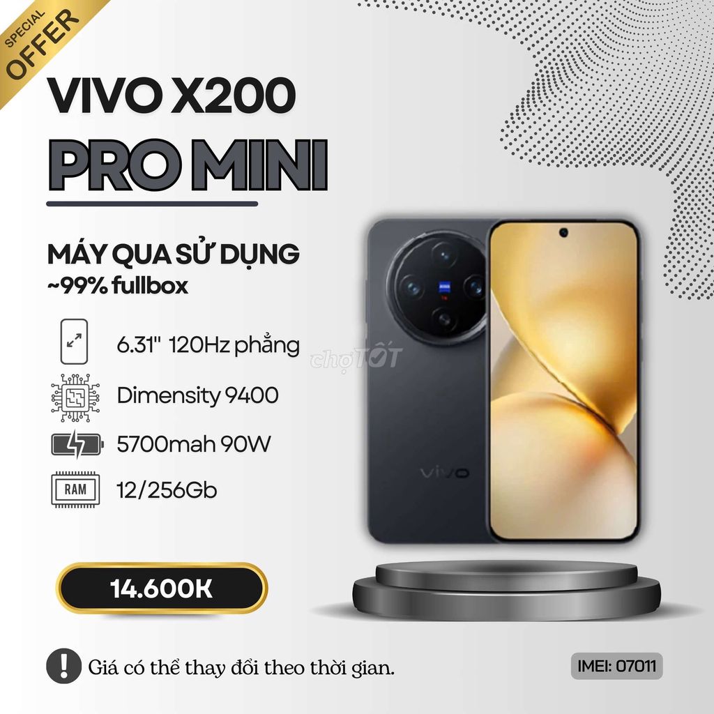 ⭐VIVO X200 PRO MINI 12+256GB