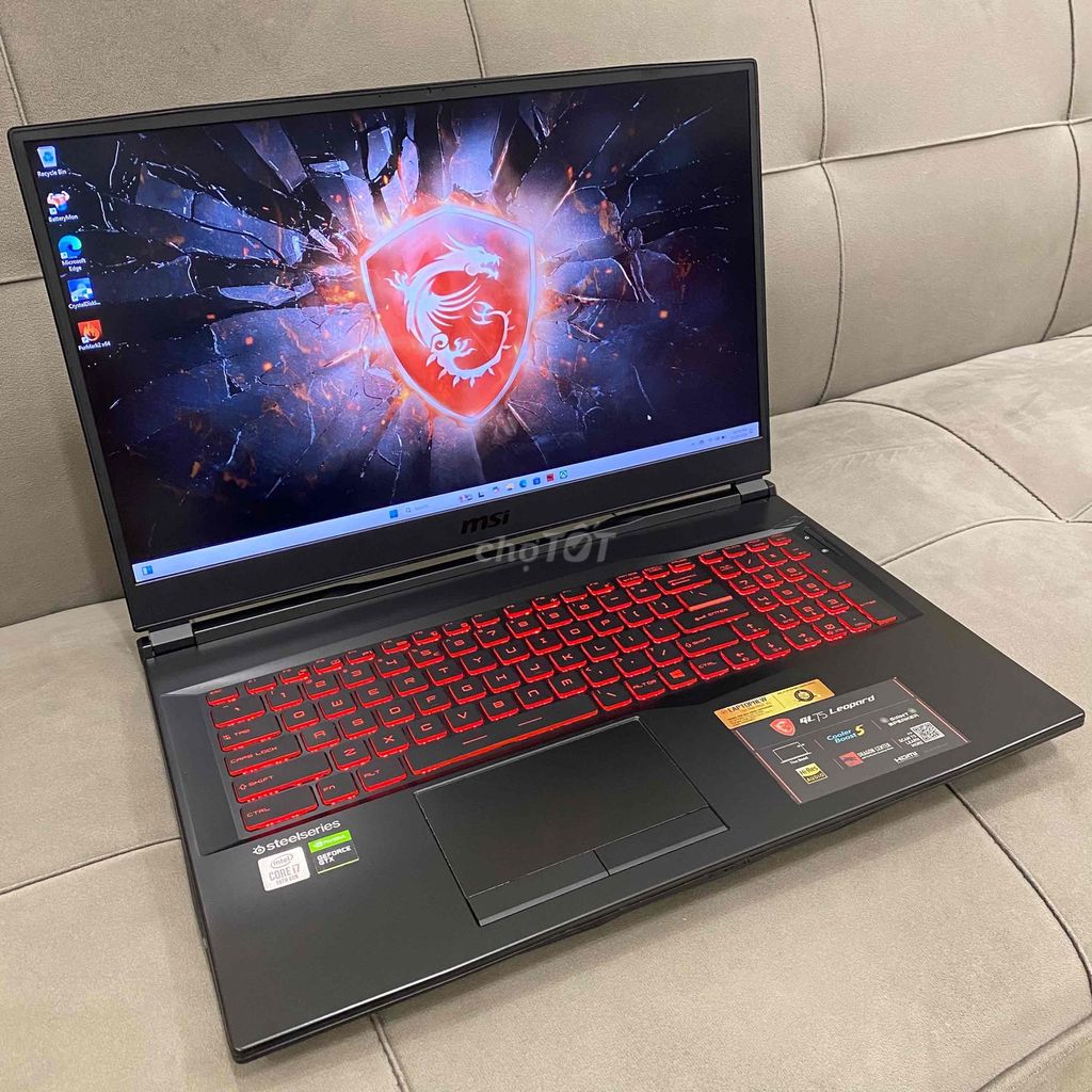 thanh lý laptop gaming msi core i7/ vga 1660ti