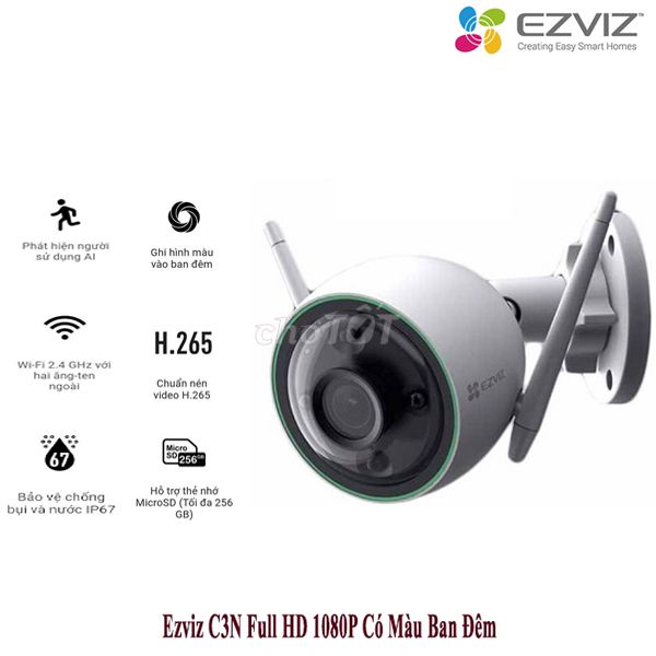 Cam chống trộm thông minh, chống nước tốt C3TN 2K. Mua bán Máy ảnh, Máy quay tại Quận 10 Tp Hồ Chí Minh được đăng bởi Doan Phi Loan hình 1