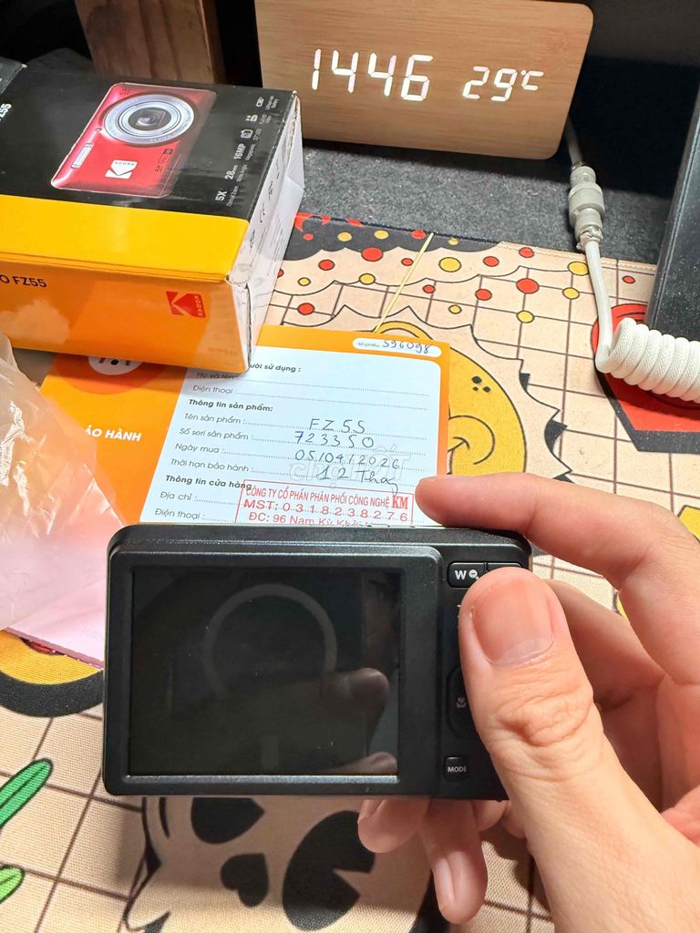 Kodak Pixpro FZ55 lướt fullbox bh12T. Mua bán Máy ảnh, Máy quay tại Quận Bình Tân Tp Hồ Chí Minh được đăng bởi Thong hình 1