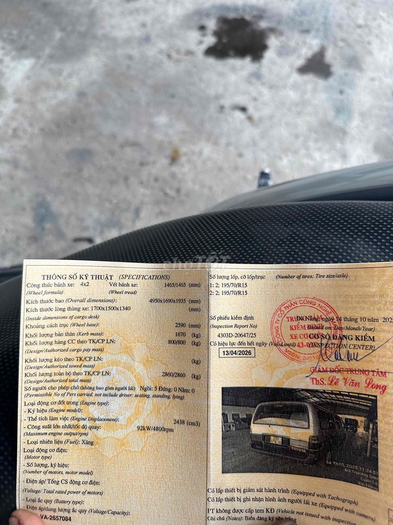 Toyota van 6 chỗ. Mua bán Xe tải, xe ben tại Quận Ngũ Hành Sơn Đà Nẵng được đăng bởi Tuấn hình 9