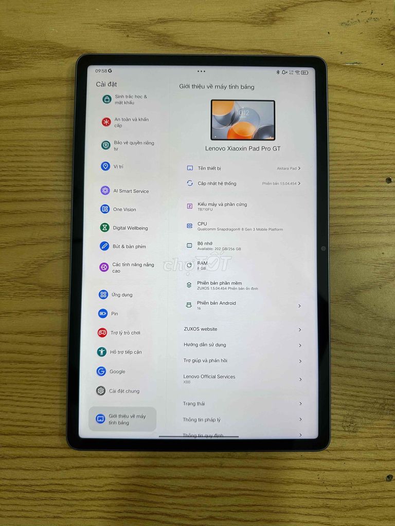 Lenovo Xiaoxin Pad Pro GT 8GB/256GB Xám. Mua bán Máy tính bảng tại Quận Nam Từ Liêm Hà Nội được đăng bởi Ngô Thị Yến hình 1