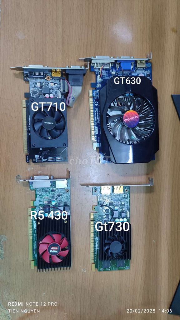 Gt630, Gt710, Gt730, R5 430