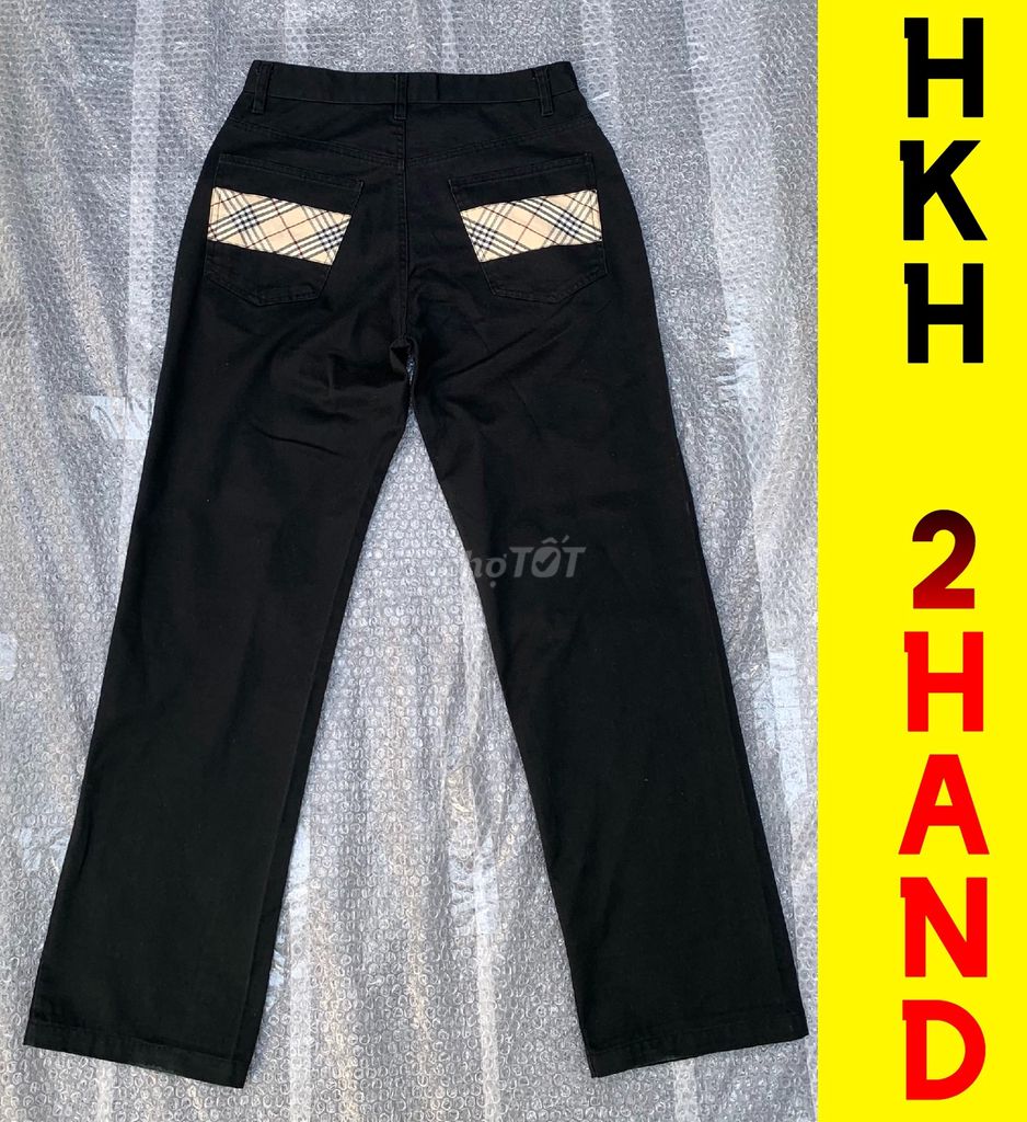 Kaki nam NHẬT xịn, đen kiểu, ống rộng, sz 31 eo 82. Mua bán Quần áo tại Quận Gò Vấp Tp Hồ Chí Minh được đăng bởi HKH Secondhand hình 1