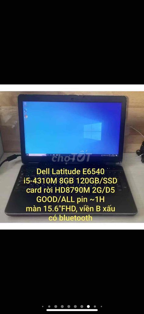 Dell Latitude E6540 i5-4310M 15.6 inch 8GB/120GB. Mua bán Laptop tại Quận Bắc Từ Liêm Hà Nội được đăng bởi Cảnh Đinh hình 1
