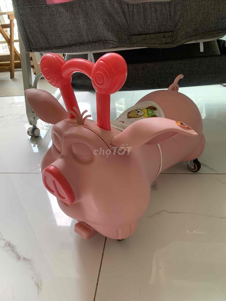 Xe chòi chân Con heo Hồng Mới 98%. Mua bán Mẹ và bé tại Thành phố Thủ Đức Tp Hồ Chí Minh được đăng bởi minh hình 1