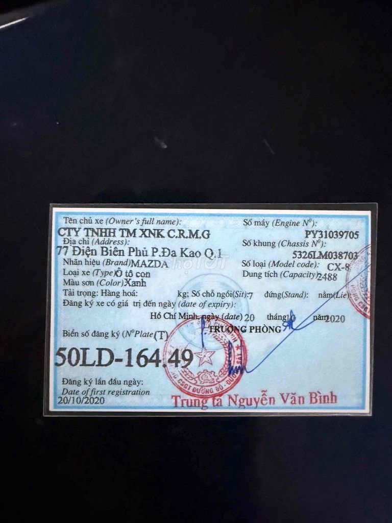 Mazda CX 8 2020 Premium - 79481 km. Mua bán Ô tô tại Thành phố Thủ Đức Tp Hồ Chí Minh được đăng bởi Nguyen Thi Thanh Thao hình 2