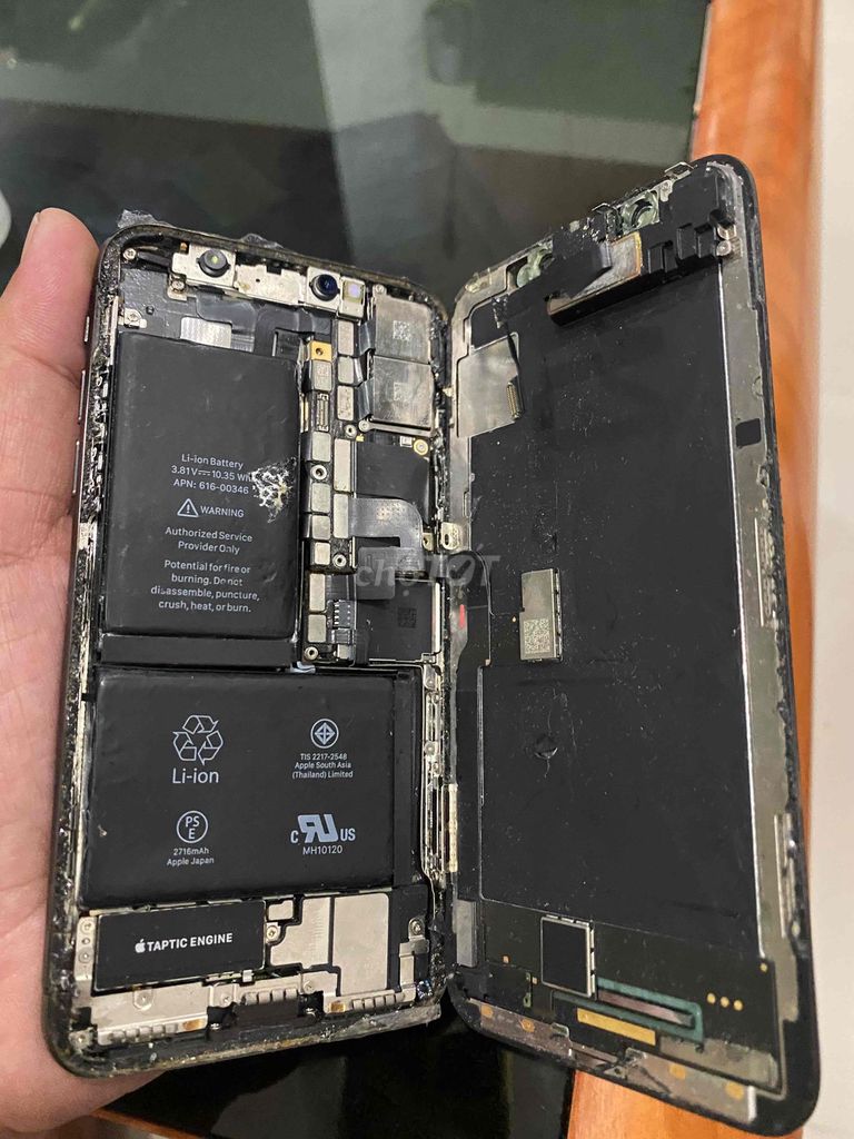 Apple iPhone X Đen Hỏng. Mua bán Điện thoại tại Huyện Nhà Bè Tp Hồ Chí Minh được đăng bởi RuBy hình 1