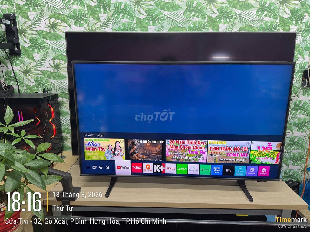 Tivi Samsung 43Q60A  Màn 4K Giọng Nói Bluetooth. Mua bán Tivi, Âm thanh tại Quận Bình Tân Tp Hồ Chí Minh được đăng bởi Điện Tử Kiên Cường hình 1