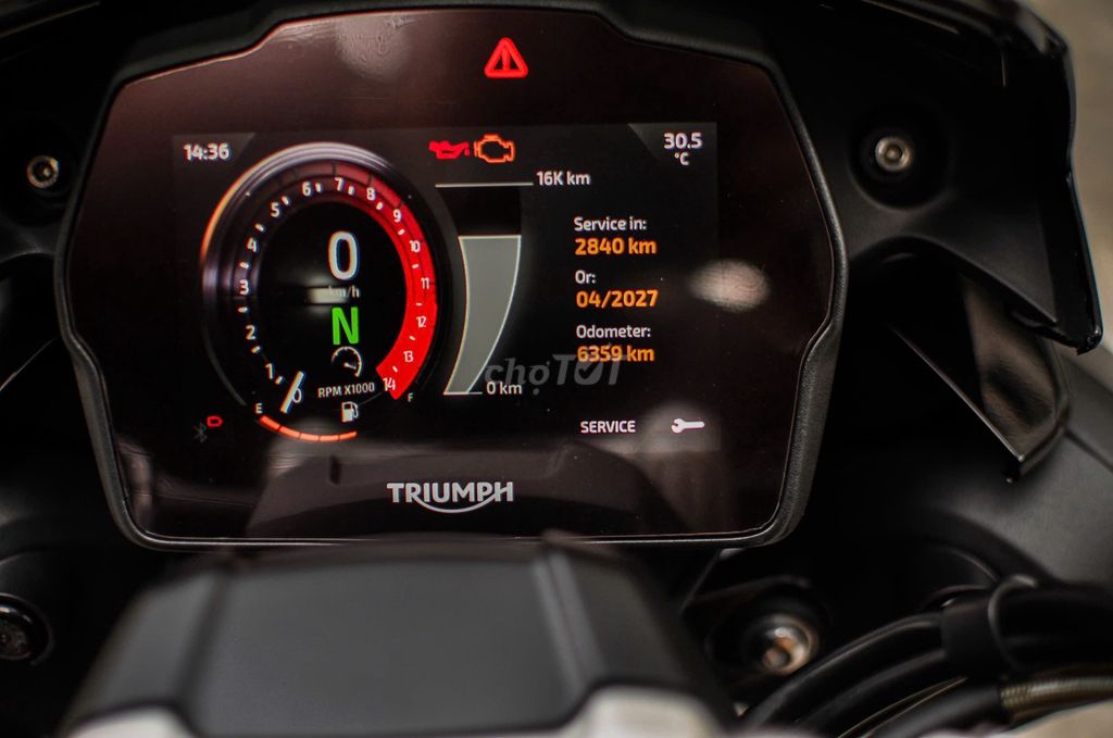 Триумф Спид Трёпл 1200 Rs 2023 Кам 6000 км