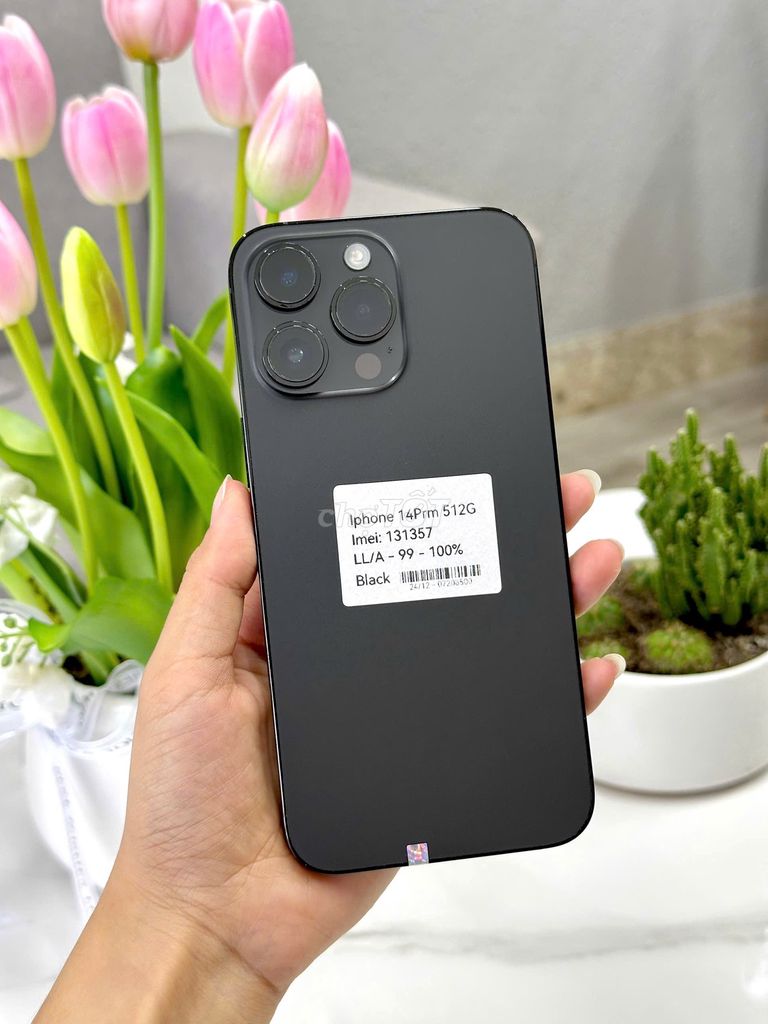 𝐈𝐩𝐡𝐨𝐧𝐞 𝟏𝟒𝐏𝐫𝐨𝐌𝐚𝐱 𝟓𝟏𝟐𝐆 𝐁𝐥𝐚𝐜𝐤 ZinKeng Pin new 100%. Mua bán Điện thoại tại Quận Liên Chiểu Đà Nẵng được đăng bởi Gia Minh Shop hình 1