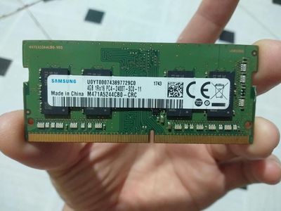 Ram laptop 4GB DDR4 bus 2400 MHz. Mua bán Linh kiện (RAM, Card...) tại Quận 8 Tp Hồ Chí Minh được đăng bởi Đồng LT
