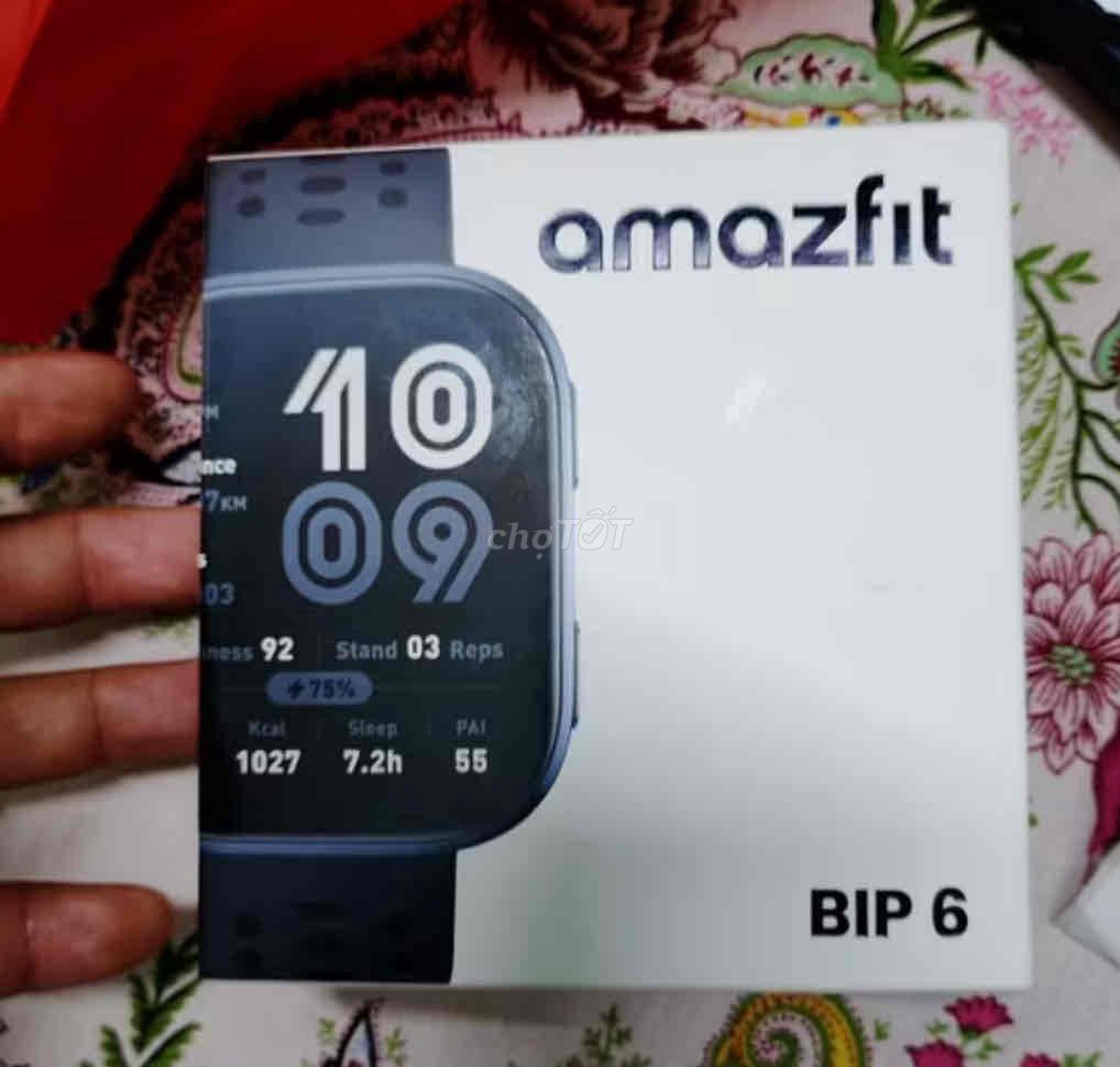 Amazfit Bip 6 Đen Mới. Mua bán Thiết bị đeo thông minh tại Quận Cầu Giấy Hà Nội được đăng bởi Nguyễn Cường hình 1