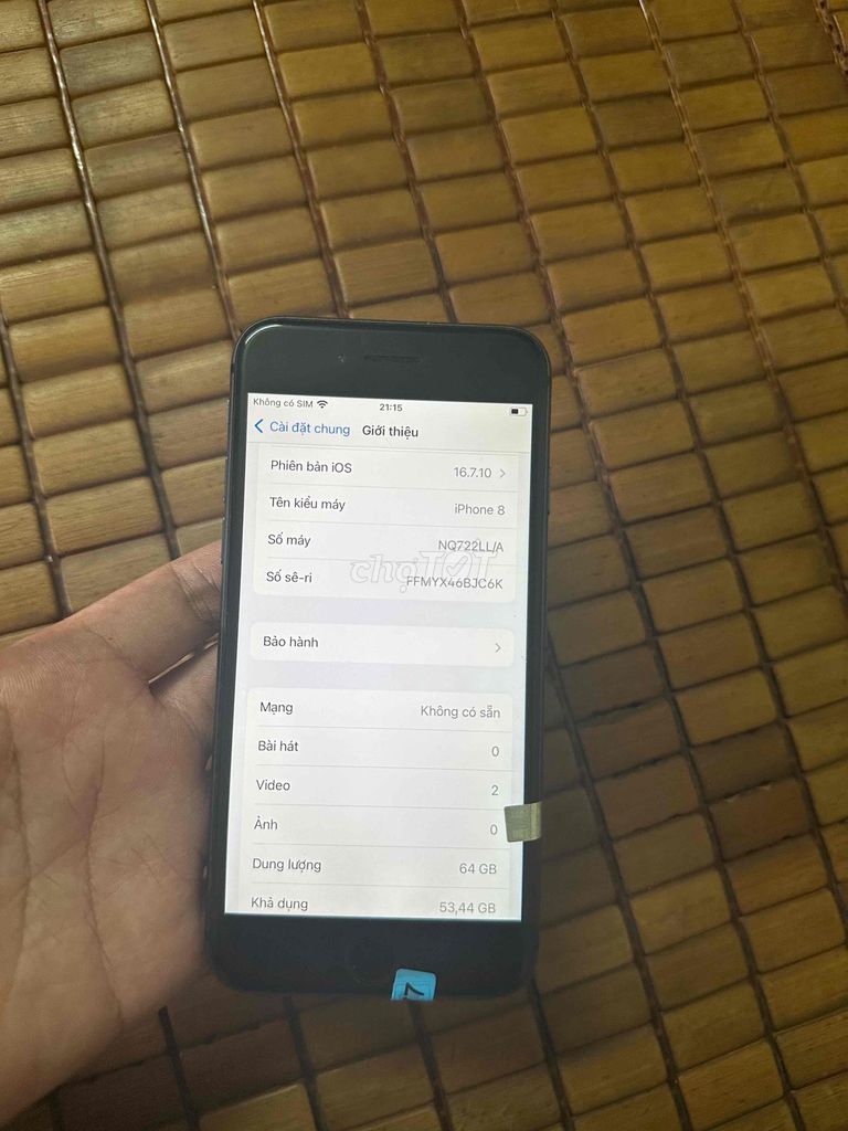 Apple iPhone 8 64GB Đen. Mua bán Điện thoại tại Quận Đống Đa Hà Nội được đăng bởi ngọc thái hình 1