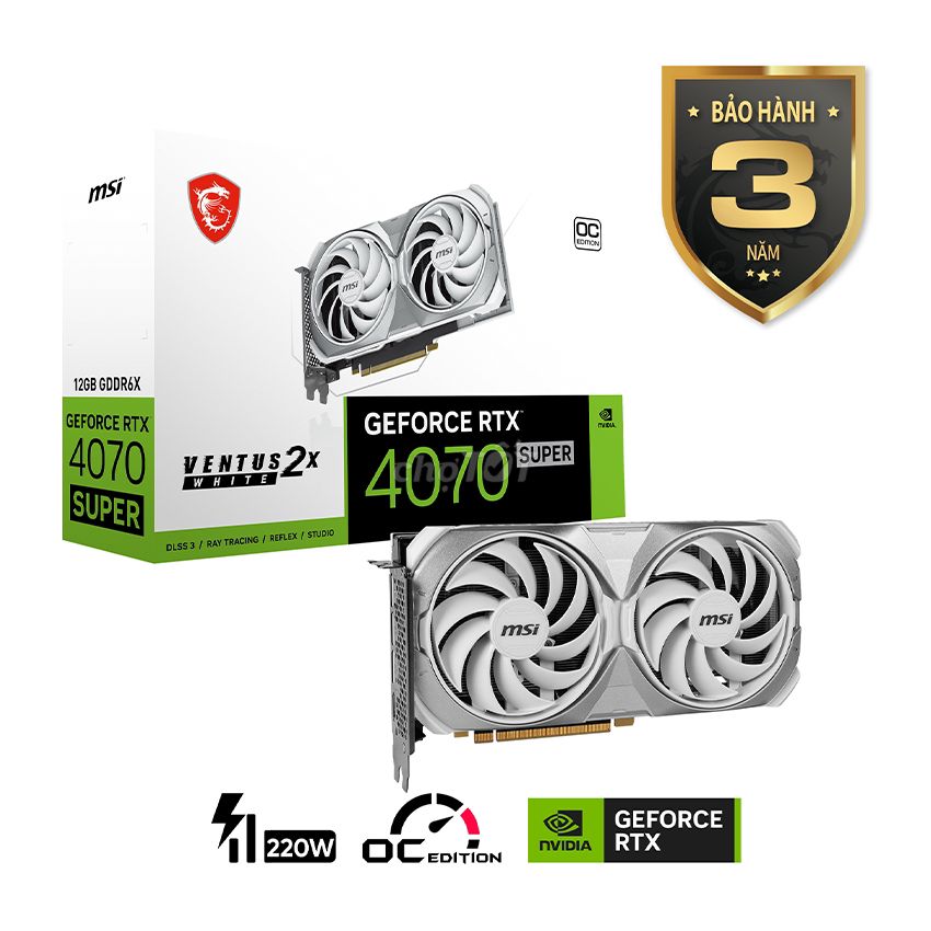 RTX4070 Super Ventus oc 2x white