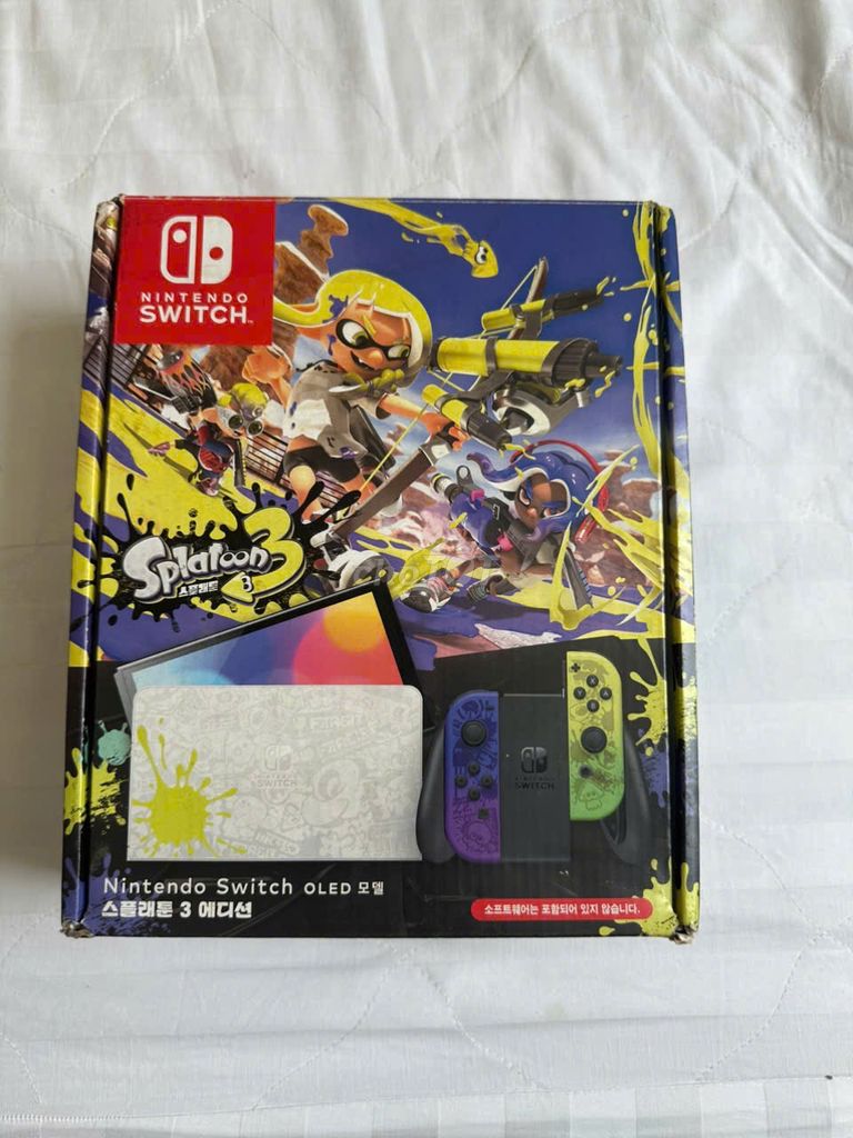 Nintendo Switch Oled Splatoon 512GB Hax Mod Chip