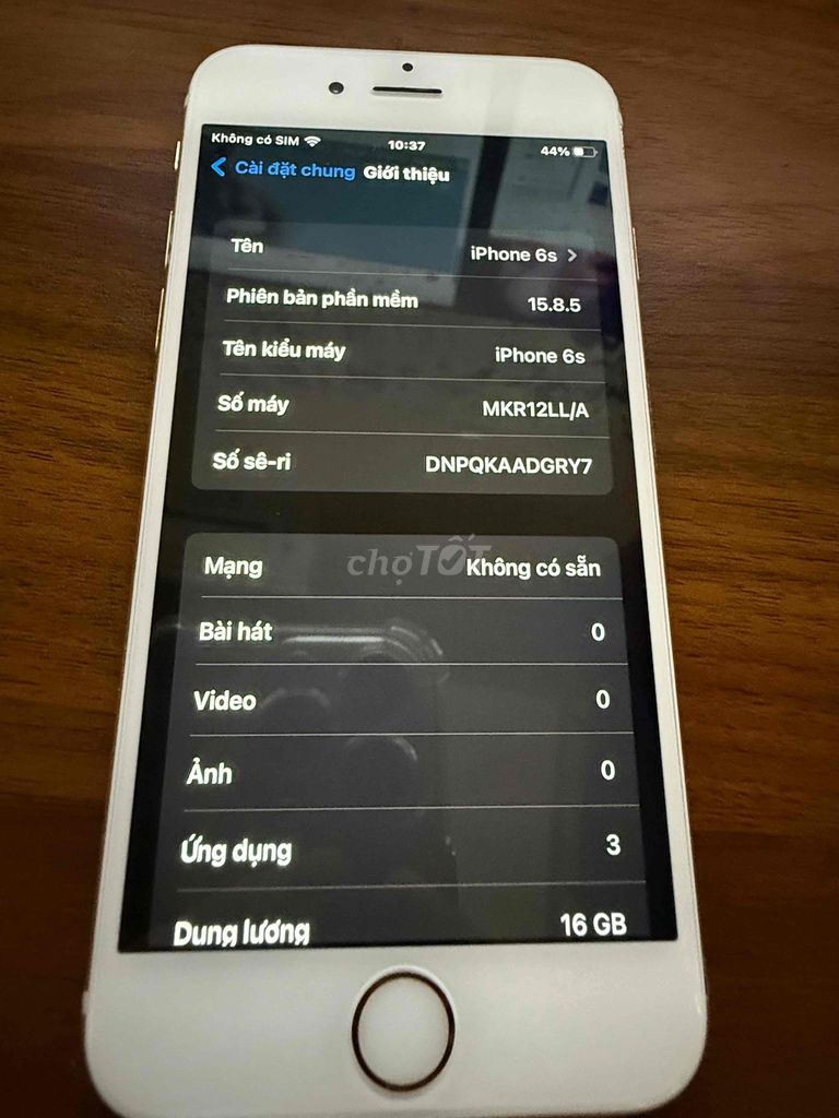 Apple iPhone 6s 16GB Vàng. Mua bán Điện thoại tại Thành phố Phúc Yên Vĩnh Phúc được đăng bởi Noname hình 1