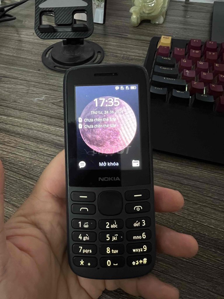 Nokia 215 - 4G màu đen đã qua sử  dụng. Mua bán Điện thoại tại Quận Cầu Giấy Hà Nội được đăng bởi Trần Hoàng Tùng hình 1