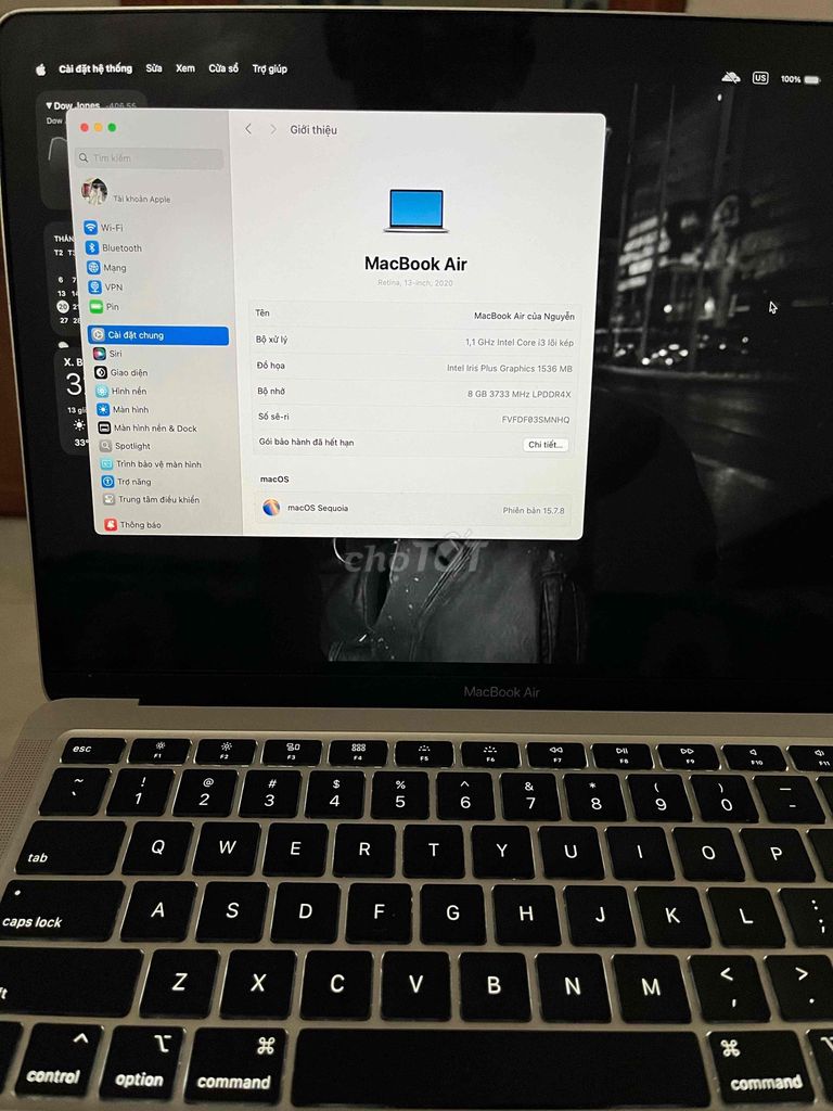 Apple Macbook Air Retina 2020 i3 13 inch 8GB/256GB. Mua bán Laptop tại Huyện Trảng Bom Đồng Nai được đăng bởi Nguyễn Thiện hình 1