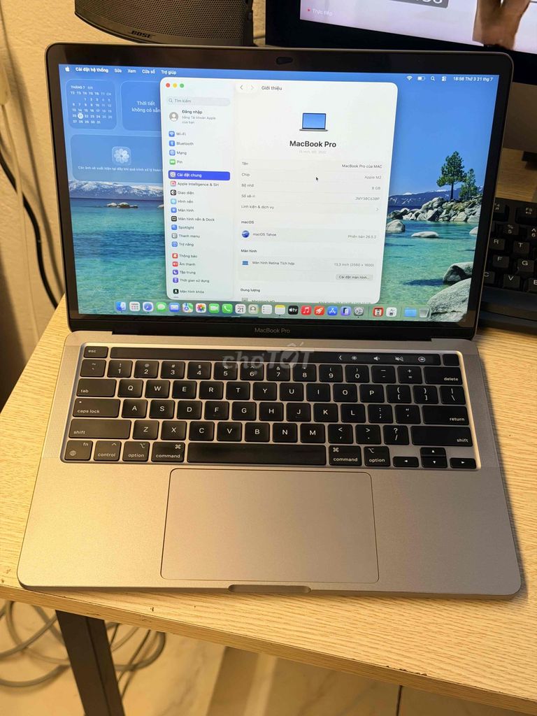 Apple Macbook Pro M2 13 inch 8GB/256GB Xám. Mua bán Laptop tại Quận Ba Đình Hà Nội được đăng bởi Nguyen  hình 1