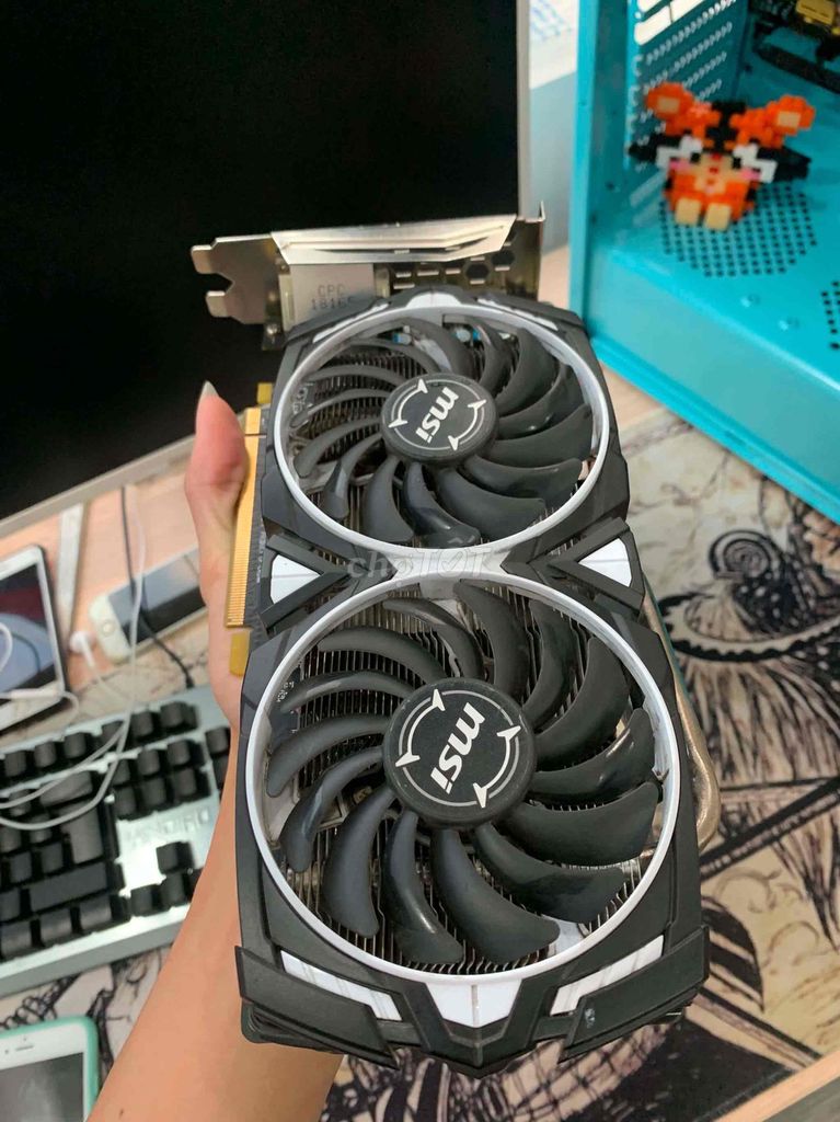 Card đồ họa MSI RX580 8GB Đen. Mua bán Linh kiện (RAM, Card...) tại Thành phố Huế Thừa Thiên Huế được đăng bởi Thái Bảo hình 1