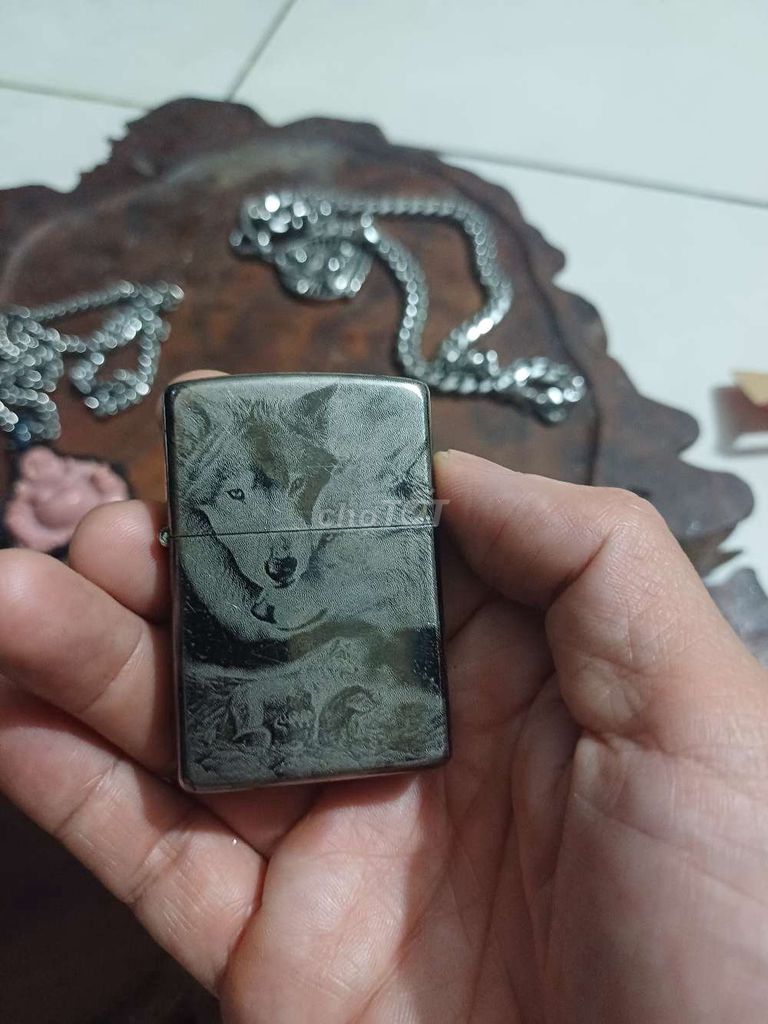 Bật lửa Zippo Kim loại Bạc. Mua bán Đồ sưu tầm, đồ cổ tại Thành phố Đồng Xoài Bình Phước được đăng bởi PN Ngọc Minh hình 1